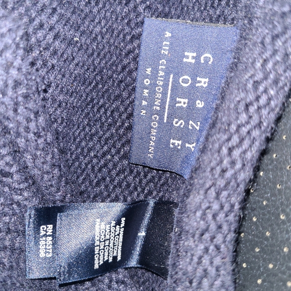 Liz Claiborne zip-up Anchor sweater size 1 - Picture 4 of 4